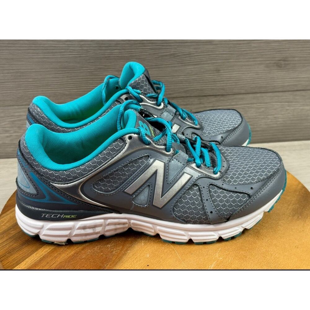 New Balance Gray and Teal Women's Athletic Sneakers